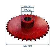 Roata lant SIP Z36 o151/25x29 KK30-15/12 72-0166