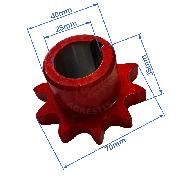 Roata lant Z10 o70/25x35 ZMAJ 222 10/04