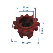 Roata lant Z12 o82/27.5x58 ZMAJ 213 08/27