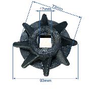 Agitator elastic cu colti